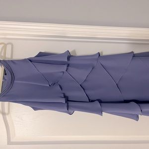 Lavender tiered cocktail dress